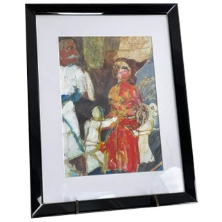 H. Misonne, Abstract Woman, 1890s-1910s, Painting For Sale