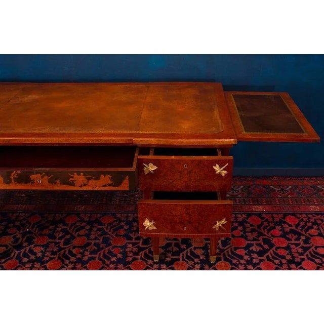 Liberty Outstanding Writing Desk Attributed to V. Ducrot, 1930 For Sale - Image 6 of 10