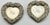 Silver Late 19th Century Beautiful Original Matched Pair of Fancy Antique American Victorian Sterling Silver Heart Shape Bon Bon Serving Dishes For Sale - Image 8 of 18