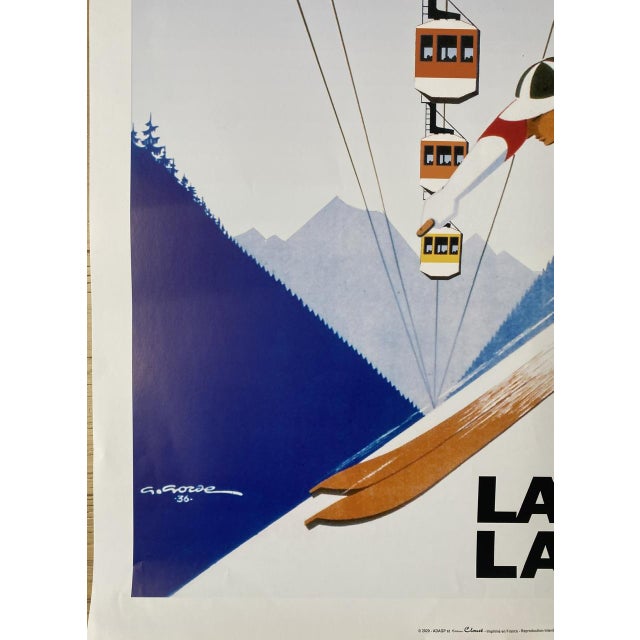 Vintage Ski Poster from La Grave La Meije, 2020s For Sale - Image 3 of 6