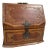 Vintage 1950s Leather Bar Set Box For Sale