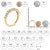 14K Yellow Gold Plated .925 Sterling Silver 1/2 cttw Shared Prong Set Brilliant Round-Cut Diamond 11 Stone Band Ring - Size 7 For Sale In New York - Image 6 of 6