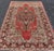 Red Antique Turkish Oushak Rug With Medallion in Soft Red, Light Green & Brown For Sale - Image 8 of 16