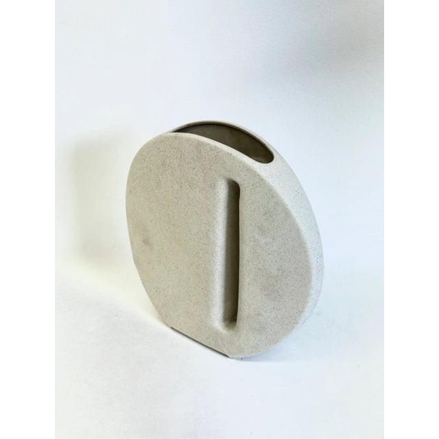 Off White Ceramic Vase from Nereo Boaretto, 1972 For Sale - Image 4 of 7