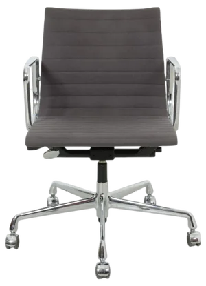 EA-117 Office Chair in Grey Hopsack Fabric by Charles Eames