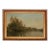 "On the Banks of the River" Contemporary Landscape Reproduction Print on Canvas, Framed 9x13 For Sale