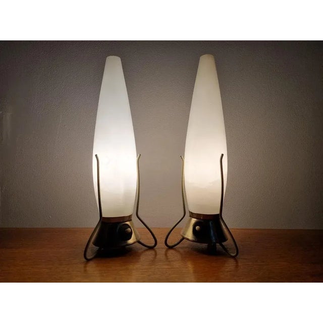 Mid-Century Zukov Rocket Table Lamps, 1960s, Set of 2 For Sale - Image 14 of 15