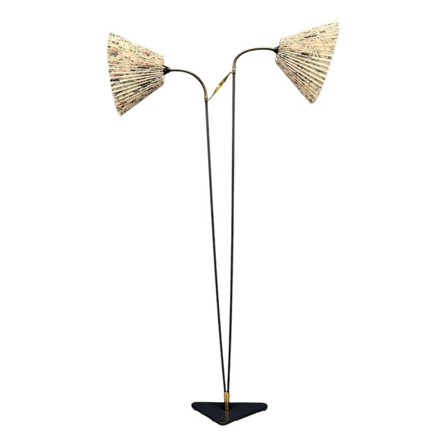 Swedish Modern, Lacquered Metal, Brass, Paper, Sweden, 1900s For Sale