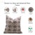 Block Printed Pillow Cover - Pure Linen 22x22 Inch- Hridyavan For Sale - Image 6 of 6