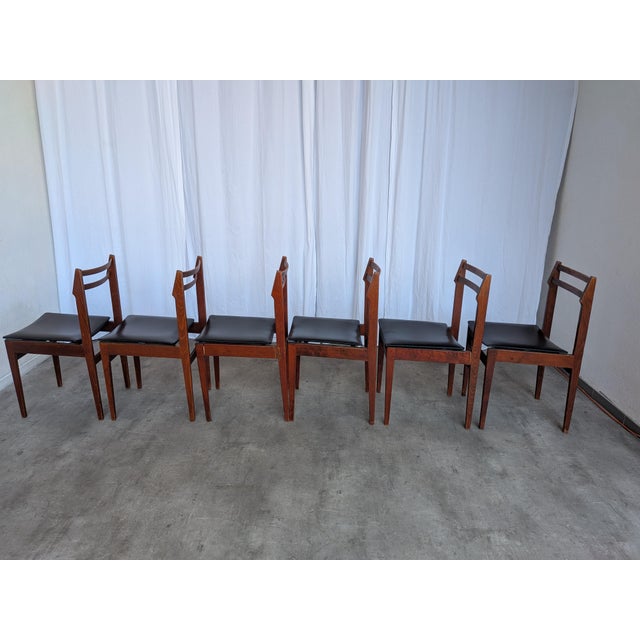 Vintage Scandinavian Wooden Dining Chairs, Yugoslav, 1970s, Set of 14 For Sale - Image 13 of 18