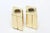 1970s Vintage Brass Sculptural Diamond Shaped Candlesticks Pair Of, 1970's For Sale - Image 5 of 11