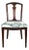 19th Century Antique Mahogany Side Chair in Equestrian Fabric For Sale
