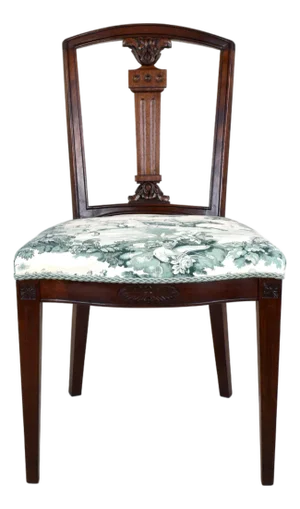 19th Century Mahogany Equestrian Side Chair