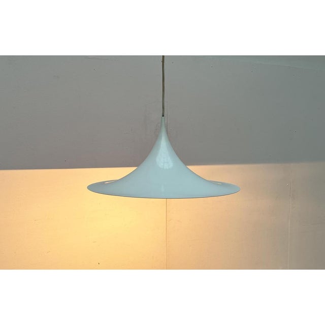 Mid-Century Modern Mid-Century Space Age Semi Pendant Lamp by Bondrup & Thorup for Egoluce, Italy, 1970s For Sale - Image 3 of 18