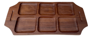 Mid-Century Teak Serving Tray, 1960s