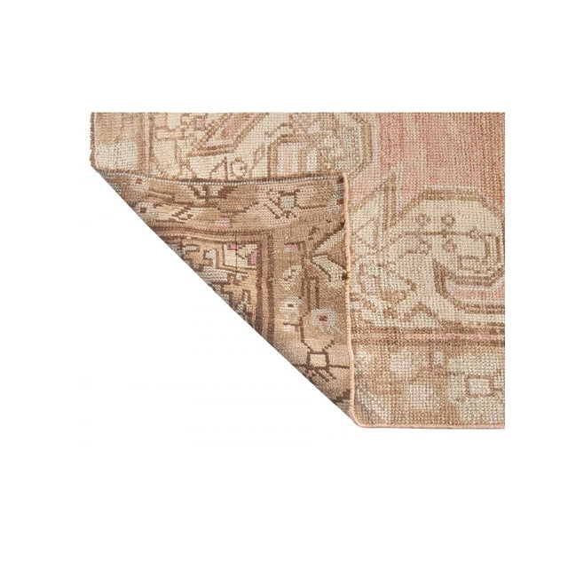 1960s Washed Out Vintage Turkish Kars Rug - 5`10" X 10`6" For Sale - Image 5 of 6