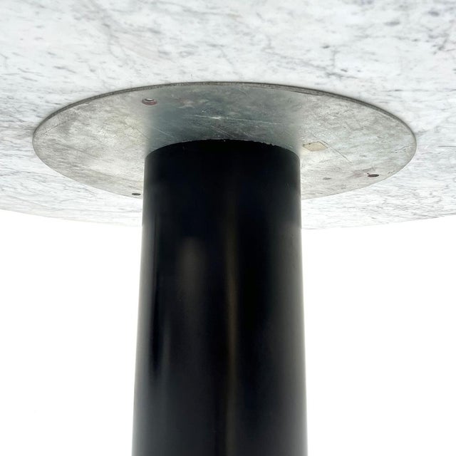 Metal Lotorosso Dining Table attributed to Ettore Sottsass for Poltronova, 1960s For Sale - Image 7 of 12