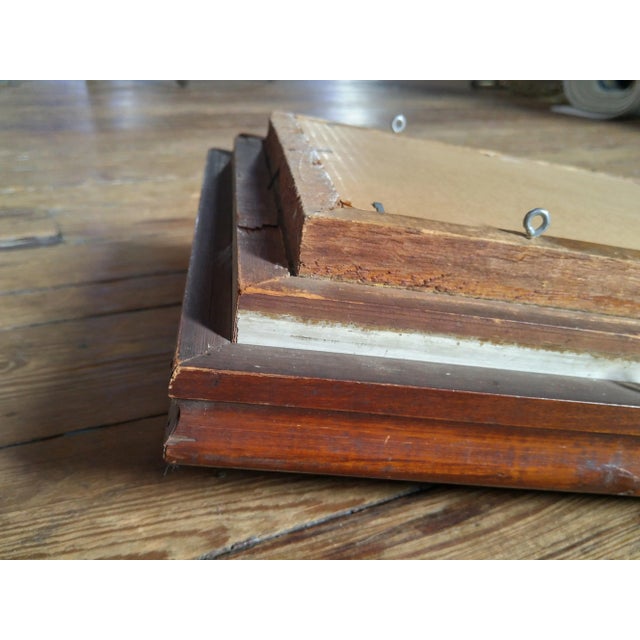 Late 19th Century Late 19th Century Antique Louis Prang Tigress + Cubs Victorian Framed Aquatint Print For Sale - Image 5 of 6