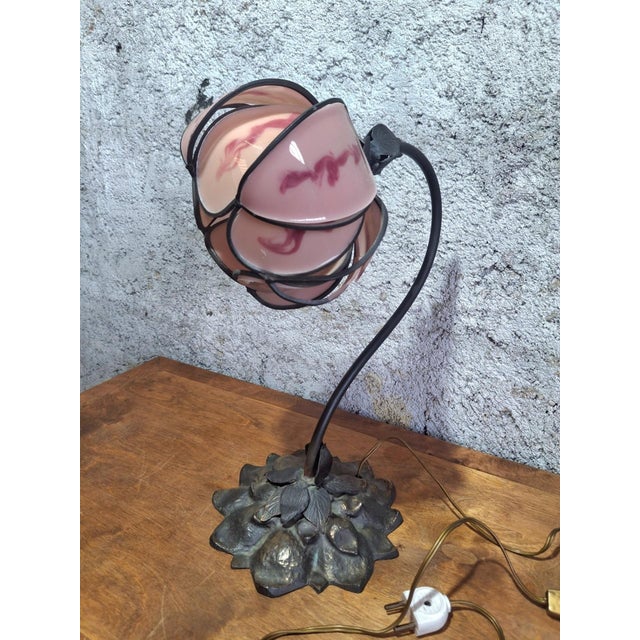 20th Century Art Nouveau Desk Lamp by Cara Merot, 1890s For Sale - Image 9 of 11