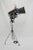 Vintage Film or Photo Spotlight with Flaps on Tripod with Wheels For Sale - Image 18 of 18
