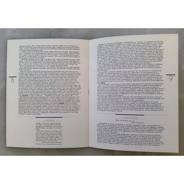 1982 Original Signed James Rosenquist Velum Print and Exhibition Catalog For Sale - Image 9 of 12
