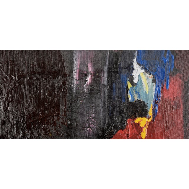 Abstract Expressionism Red and Black Abstract Expressionist - Tribute to Jose Guerrero by Ricardo De Silva For Sale - Image 3 of 8