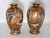 Early 20th Century Antique Japanese Signed Satsuma Porcelain Vases, Matched Pair With Double Handles, Faces and Dragon on Each For Sale - Image 5 of 10