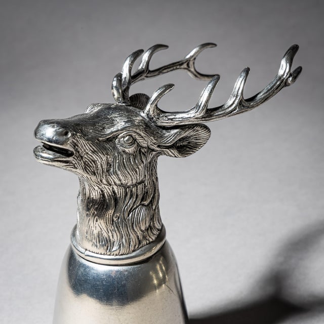Late 20th Century Set of Six Pewter Stirrup Cups by Forst, Italy For Sale - Image 9 of 9