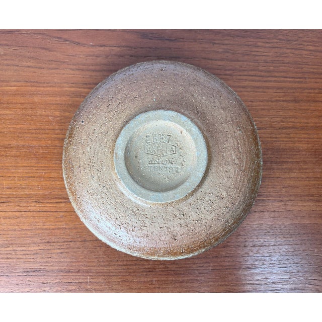 Mid-Century Modern Danish Studio Pottery Bowl by Aksel Larsen for Axella, 1960s For Sale - Image 14 of 16