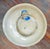 Blue 20th Century Moroccan Blue and White Fassi Pottery Wall Charger Bowl For Sale - Image 8 of 12