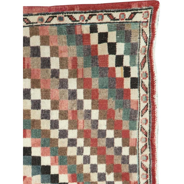 Mid-Century Modern Galerie Shabab Collection Mid-20th Century Turkish Anatolian Square Carpet For Sale - Image 3 of 9