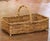 Decorate a kitchen, garden room, laundry room, or covered patio with this charming antique wicker market basket. Crafted...