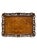 French c.1920's-30's French Louis XV Style Walnut Tea Table With Removable Glass Serving Tray Top For Sale - Image 3 of 9