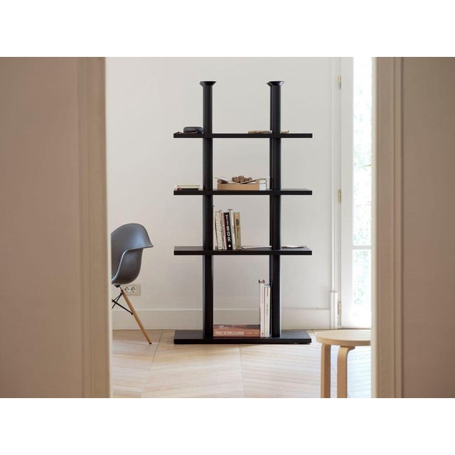 Black Wood Peristylo Shelves by Oscar Tusquets for Bd Barcelona, Set of 2 For Sale - Image 10 of 16