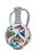 Turkish Vintage Hand Crafted Mert El Sanatlari Turkish Iznik Style Bottle Vase For Sale - Image 3 of 10