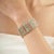 Not Yet Made - Made To Order Elegant Multi-Row Multi-Sapphire Bracelet | 48.70 CTW | Sterling Silver For Sale - Image 5 of 16