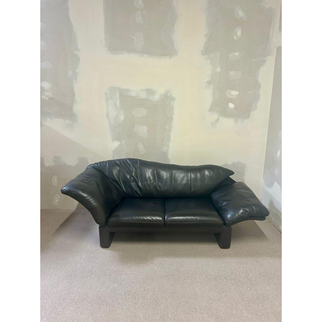 Animal Skin Vintage Three-Seater Sofa in Leather from Brühl Prelude, 1990s For Sale - Image 7 of 14