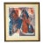 Printmaking Materials Vintage Modernist Figurative Serigraph Woman and Butterfly 1967 For Sale - Image 7 of 7
