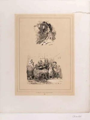 After Nicolas Toussaint Charlet, Grandma, Early 19th-Century, Lithograph