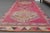 Vintage Turkish Hand-Knotted Wool Cotton Pink Runner Rug For Sale - Image 4 of 12
