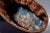 Japonisme Early 20th Century Japanese Suzuki Gengensai Brocade Interior Hand Basket For Sale - Image 3 of 11