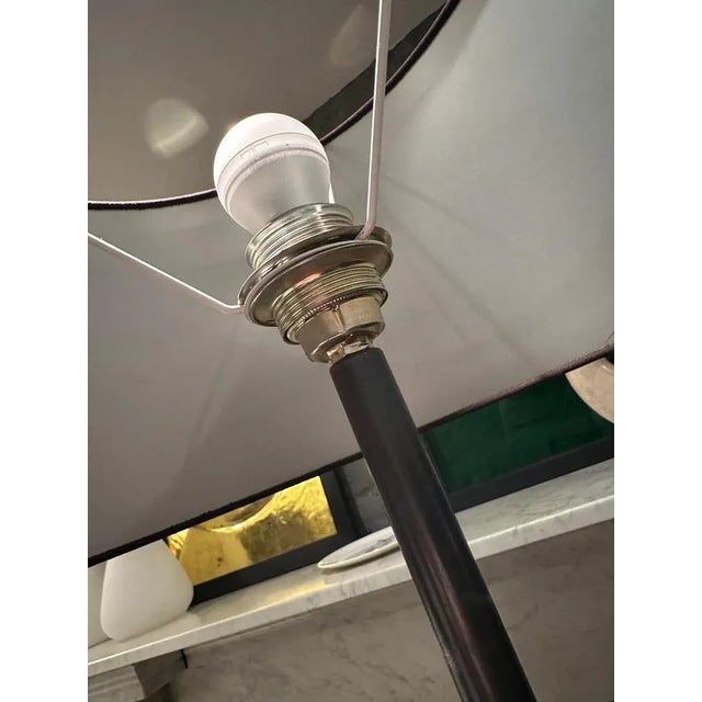 Bronze Floor Lamps by Jan Des Bouvrie for Quasar, 1990, Set of 2 For Sale - Image 6 of 10