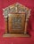 Experience the warmth and charm of the Victorian era with this antique wood candlelight screen block, dating back to...