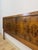 Wood Vintage John Stuart MCM Burlwood King Headboard, Bronze Inlay Detail, Collectable For Sale - Image 7 of 10