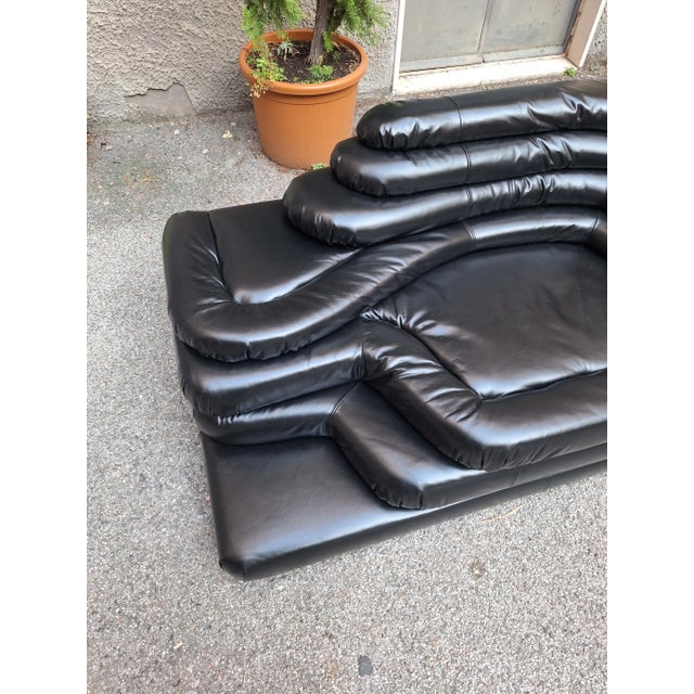 DS 1025 Modular Sofa in Black Leather by Ubald Klug, 2000s, Set of 2 For Sale - Image 6 of 14