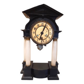 Antique Empire Style Temple Clock, 1820 For Sale