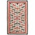 Antique Navajo Carpet, Folk Rug, Handmade Wool, Beige, Gray, Blood Orange For Sale - Image 17 of 17