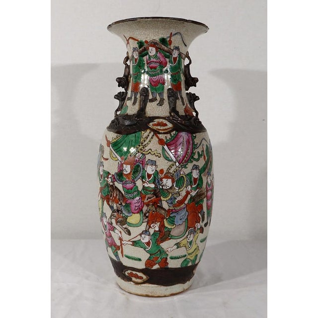 Chinese Nankin Porcelain Vases, 1890s, Set of 2 For Sale - Image 15 of 18