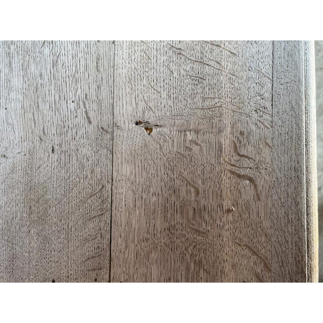 Louis XV French Chest of Drawers in Bleached Oak For Sale - Image 4 of 16