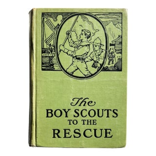 1921 “The Boy Scouts to the Rescue” George Durston Saalfield First Edition in Olive Green For Sale